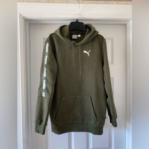 NWOT Puma Olive green hoodie